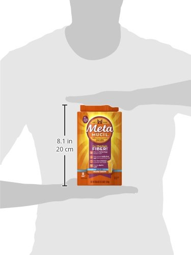 Metamucil Multi-Health Psyllium Fiber Supplement Sugar-Free Powder, Orange Flavored, 180 Servings - Infinus Home Supplies