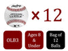 Rawlings Official League Recreational Use Baseballs, Bag of 12, OLB3BAG12 - Infinus Home Supplies