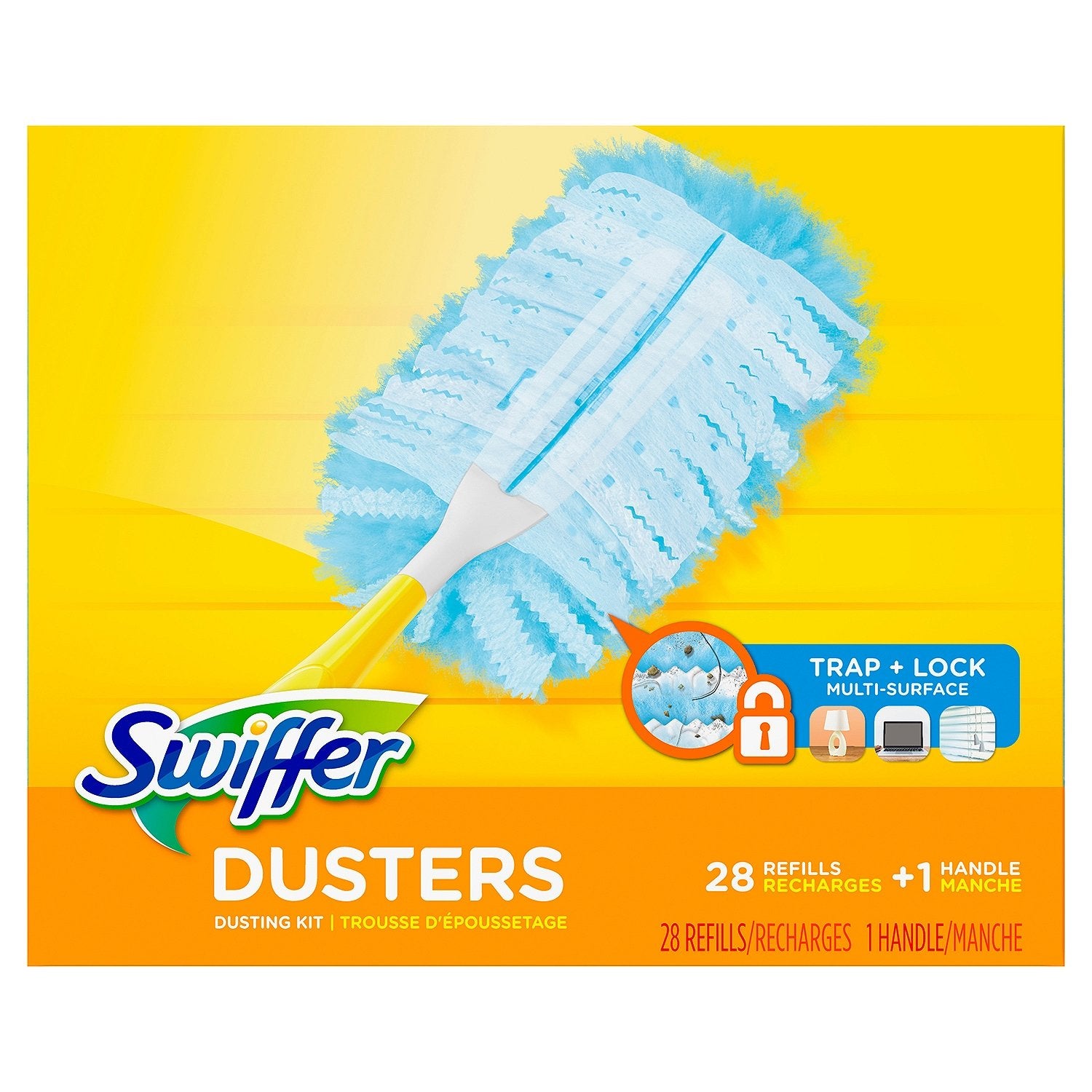 Swiffer Dusters Dusting Kit, 1 Handle & 28 Duster Swiffer Refills - Infinus  Home Supplies