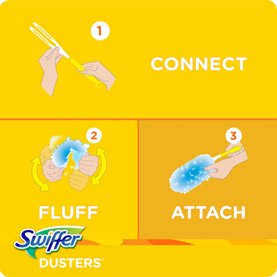 Swiffer 180 Dusters, Multi Surface Refills, Unscented Scent, 18 Count - Infinus Home Supplies