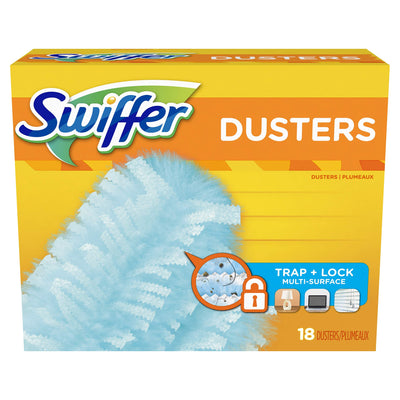 Swiffer 180 Dusters, Multi Surface Refills, Unscented Scent, 18 Count - Infinus Home Supplies