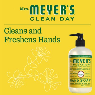 Mrs. Meyer’s Clean Day Liquid Hand Soap, Honeysuckle Scent, 12.5 fl oz (3 ct) - Infinus Home Supplies