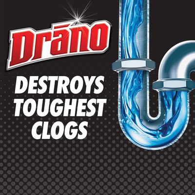 Drano Max Gel Clog Remover, 80 fl oz (2 ct) - Infinus Home Supplies